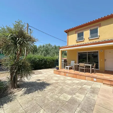 Pavillon T3 Avec Jardin Et Piscine A - Fr-1-781-107 * Valras-Plage